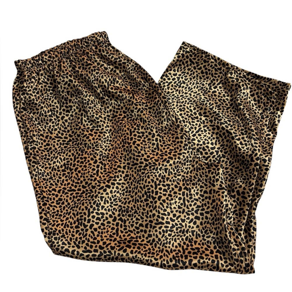 Leopard Print Pajama Pants